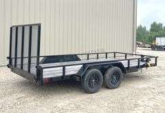 Unused 2024 Liberty 16' flatbed utility trailer