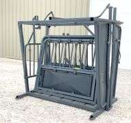 Squeeze chute w/ head catch gate