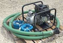 Unused Red Lion 2" gas water pump w/ hoses