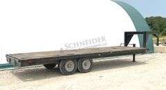 1992 Homemade 24' gooseneck flatbed trailer