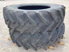 Pair of 18.4-38 tractor tires