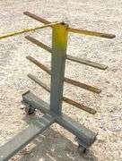 5' long rolling material rack