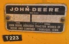 John Deere 450-B crawler loader w/ backhoe, steering & shifting problems