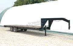 1992 Homemade 24' gooseneck flatbed trailer