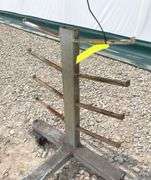 32" long rolling material rack