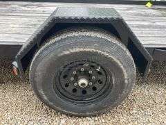Unused 2024 Liberty HD 12' tilt flatbed trailer