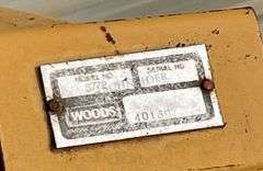 Woods MD315-5 15' brush hog