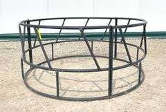 Steel bale ring