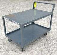 30"x4' rolling steel utility cart