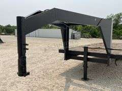 1992 Homemade 24' gooseneck flatbed trailer