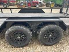 Unused 2024 Liberty 16' flatbed utility trailer
