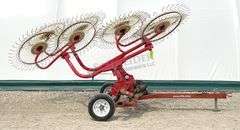 Durabilt 8 wheel V hay rake