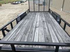 Unused 2024 Liberty 16' flatbed utility trailer