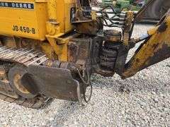 John Deere 450-B crawler loader w/ backhoe, steering & shifting problems