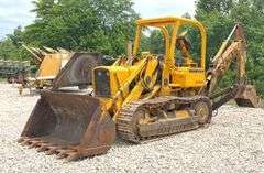 John Deere 450-B crawler loader w/ backhoe, steering & shifting problems