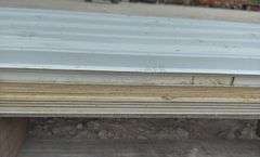 Group of used barn metal up to 18' long, 25+ sheets
