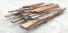 Group of rough sawn lumber, some live edge up to 12' long