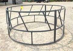 Steel bale ring