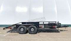 1986 STRL 16' flatbed utility trailer