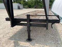 1992 Homemade 24' gooseneck flatbed trailer