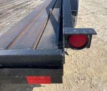 1986 STRL 16' flatbed utility trailer
