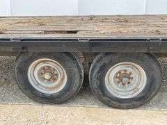 1992 Homemade 24' gooseneck flatbed trailer
