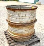 16"x36" clamp on dual rims