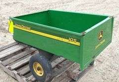 John Deere 10S dump lawn cart