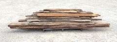 Group of rough sawn lumber, some live edge up to 12' long