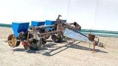 Burch 4-row corn planter