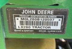 John Deere LX280 riding mower