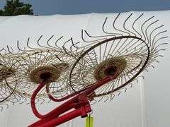 Durabilt 8 wheel V hay rake
