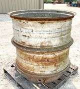16"x36" clamp on dual rims