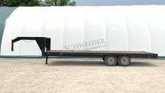 1992 Homemade 24' gooseneck flatbed trailer