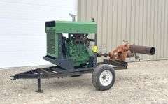 John Deere power unit w/ water pump