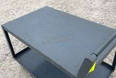 30"x4' rolling steel utility cart