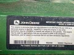 John Deere power unit w/ water pump