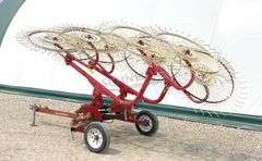 Durabilt 8 wheel V hay rake