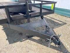 1986 STRL 16' flatbed utility trailer