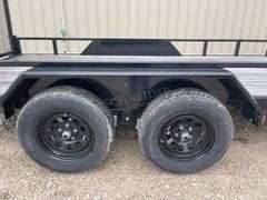Unused 2024 Liberty 16' flatbed utility trailer