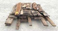 Group of rough sawn lumber, some live edge up to 12' long