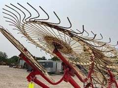 Durabilt 8 wheel V hay rake