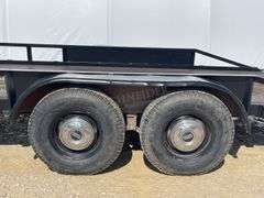 1986 STRL 16' flatbed utility trailer
