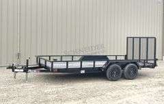Unused 2024 Liberty 16' flatbed utility trailer