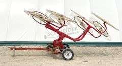 Durabilt 8 wheel V hay rake