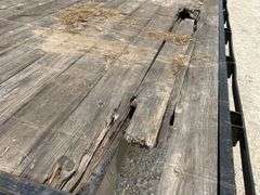 1992 Homemade 24' gooseneck flatbed trailer