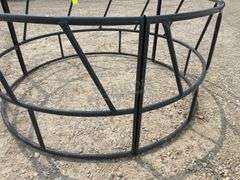Steel bale ring