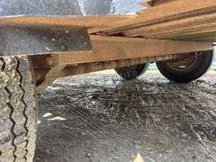 1986 STRL 16' flatbed utility trailer