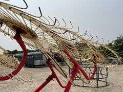 Durabilt 8 wheel V hay rake