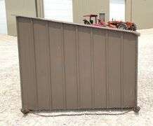 6'x8' steel skid mounted livestock shelter